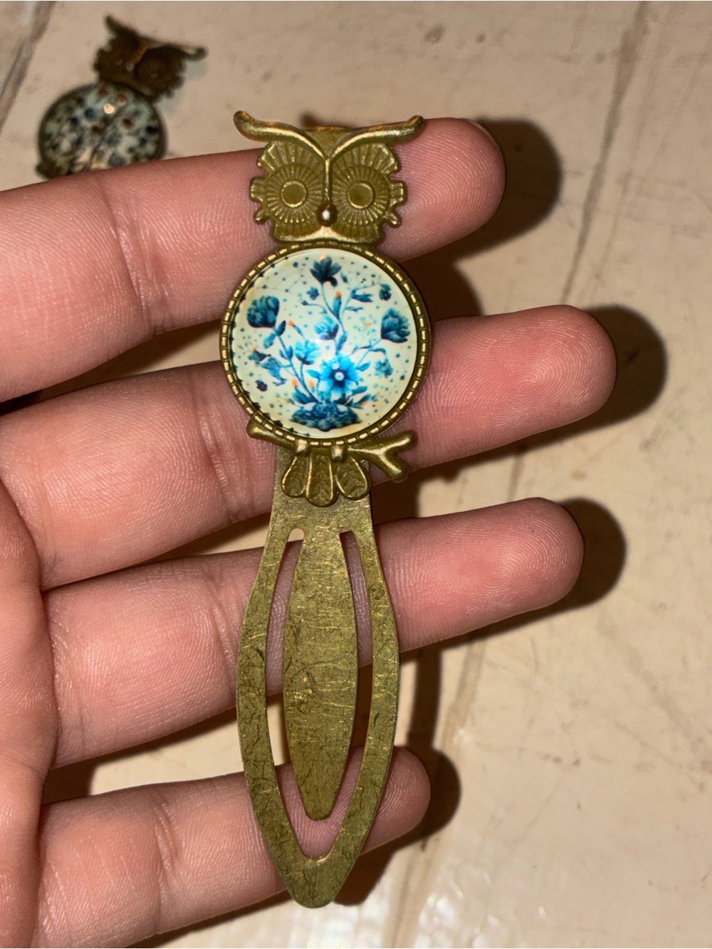 Owl Metal Bookmark - Antique Bronze Page Marker - Gift for Book Lovers, Readers